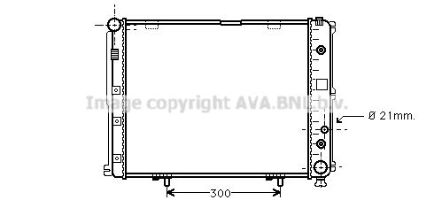 AVA QUALITY COOLING Radiators, Motora dzesēšanas sistēma MS2148